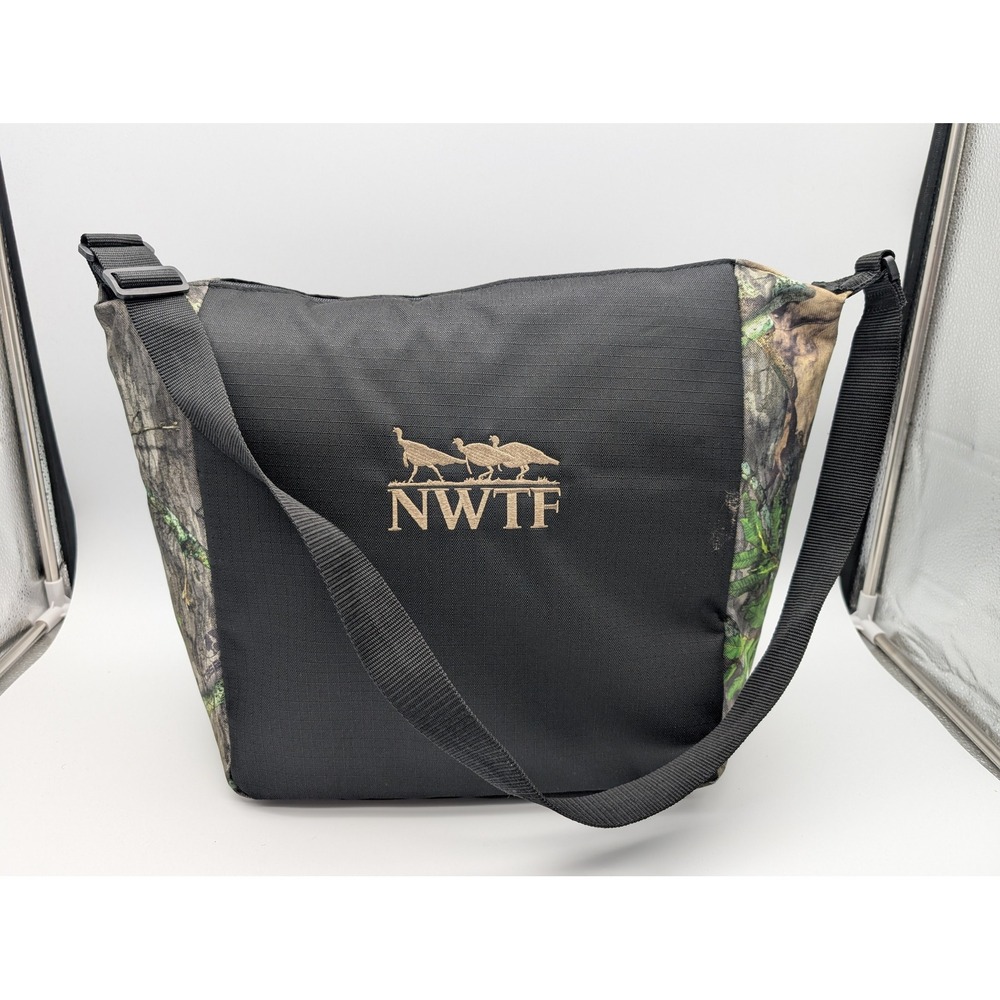 Boyt NWTF Insulated Cooler Bag Black Camo Embroidered Turkey Hunting Gear